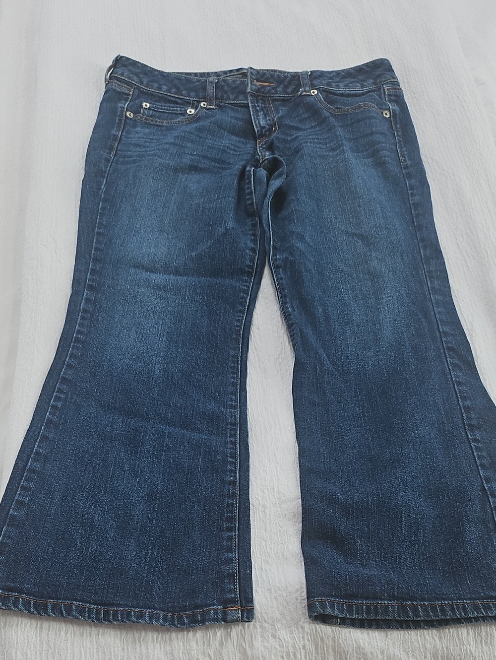 American Eagle Dark Blue Womens Flared Jeans